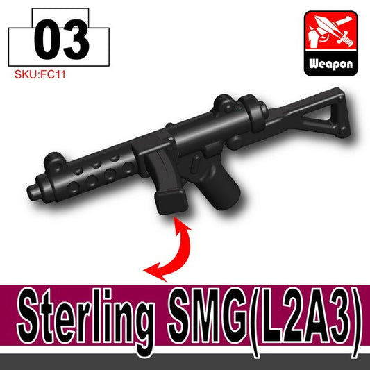Minifig Cat - Sterling SMG (L2A3)