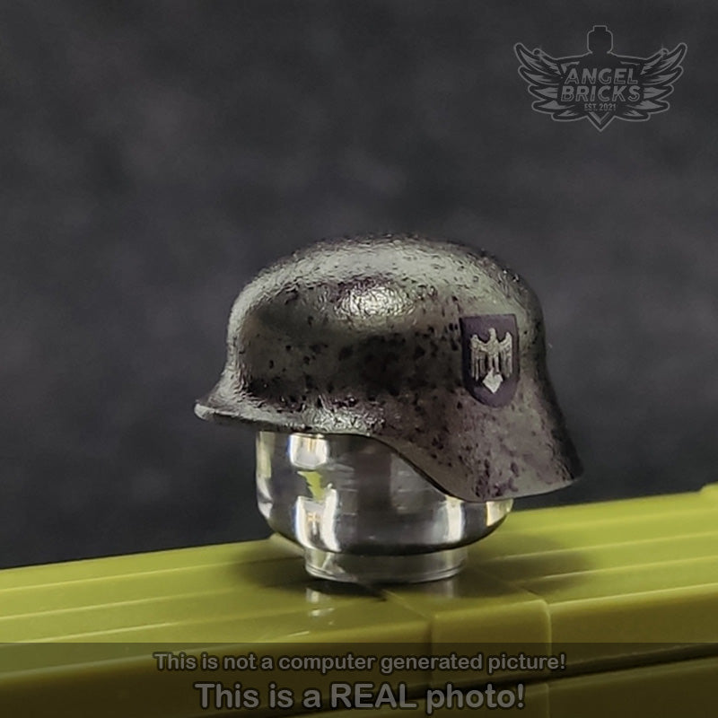 BrickArms® Stahlhelm (Gunmetal). Printed #02