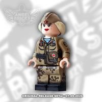 Minifigure #54 (WW2 Soviet soldier. Female Medic)