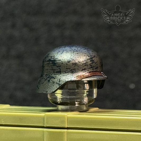 BrickArms® Stahlhelm (Gunmetal). Printed #28