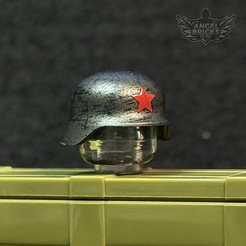 BrickArms® Stahlhelm (Gunmetal). Printed #30