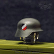 BrickArms® Stahlhelm (Gunmetal). Printed #01