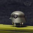 BrickArms® Stahlhelm (Gunmetal). Printed #01