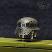BrickArms® Stahlhelm (Gunmetal). Printed #08
