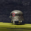 BrickArms® Stahlhelm (Gunmetal). Printed #09
