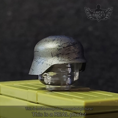 BrickArms® Stahlhelm (Gunmetal). Printed #20