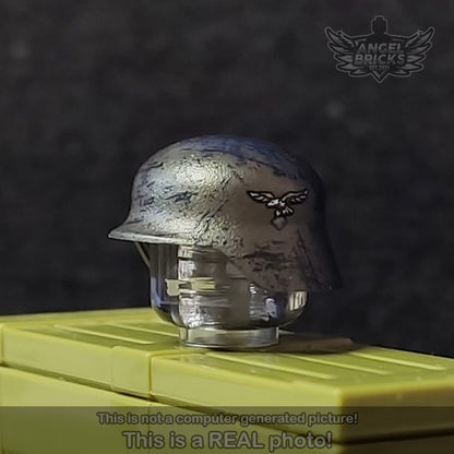 BrickArms® Stahlhelm (Gunmetal). Printed #20