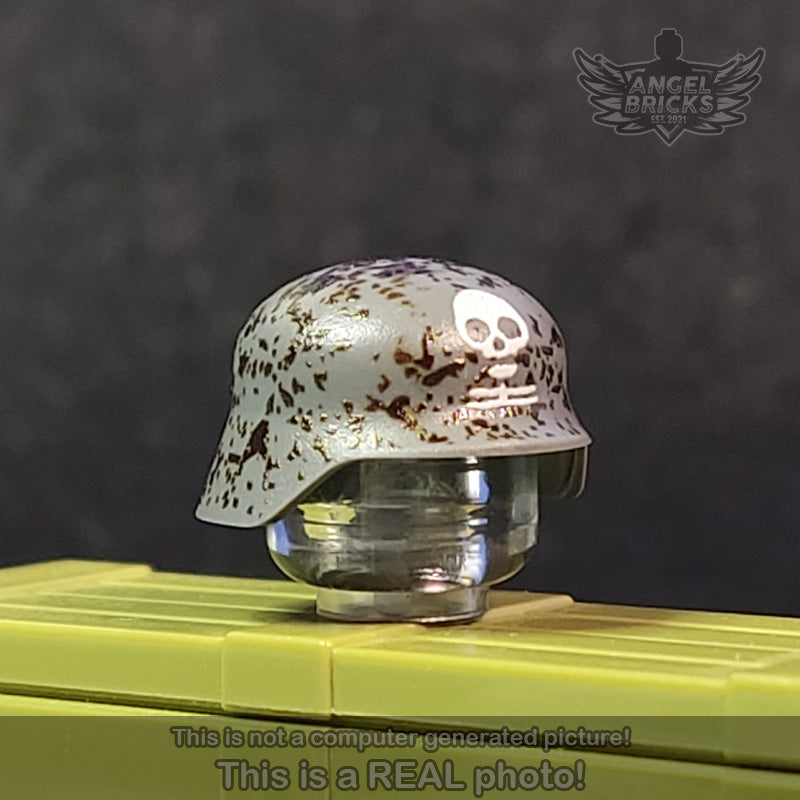 BrickArms® Stahlhelm (Dark Gray). Printed #10