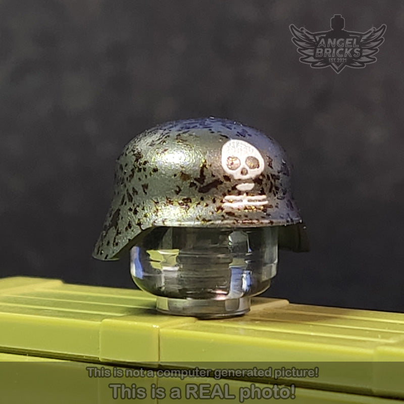 BrickArms® Stahlhelm (Gunmetal). Printed #10