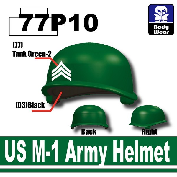 Minifig Cat - US M-1 Army Helmet-P10