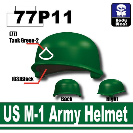 Minifig Cat - US M-1 Army Helmet-P11