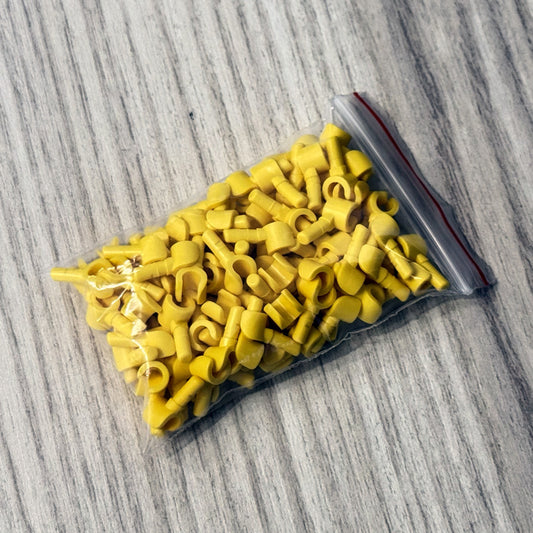 Yellow hands. 100 pcs